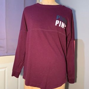 Pink long sleeve shirt